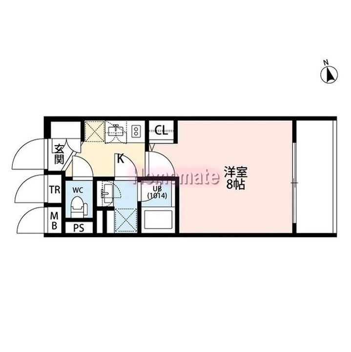 江東区冬木のマンションの間取り