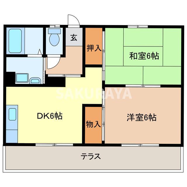 JAJAハイツの間取り