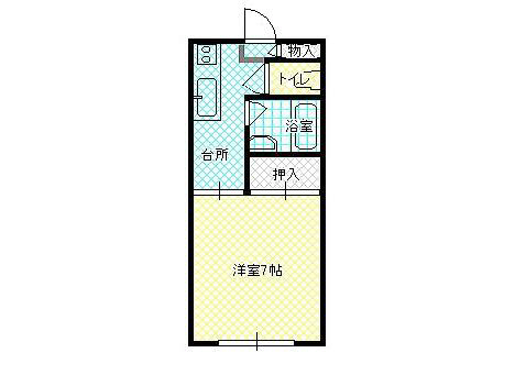 ハイツ伊藤2号館の間取り