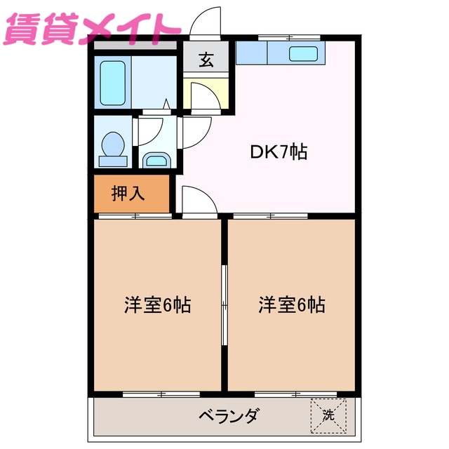 シャルマンビレッジの間取り