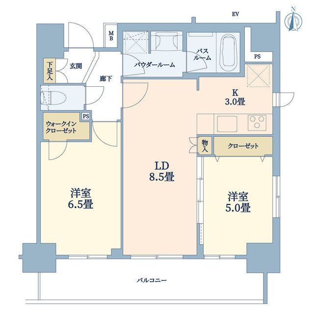 日神パレステージ三ノ輪竜泉の間取り