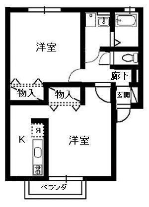 【カサブランカの間取り】