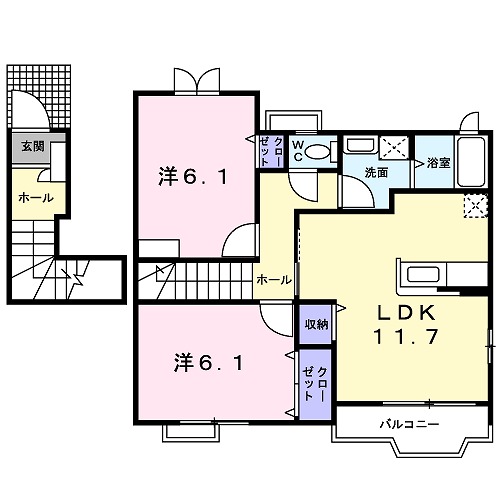 リファインドみやびの間取り