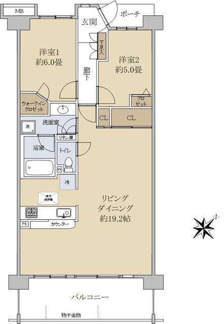 ランドール新百合ヶ丘の間取り