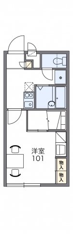 レオパレスTMBrickの間取り