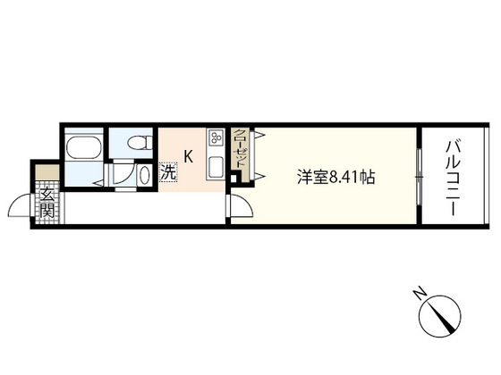 広島市中区昭和町のマンションの間取り