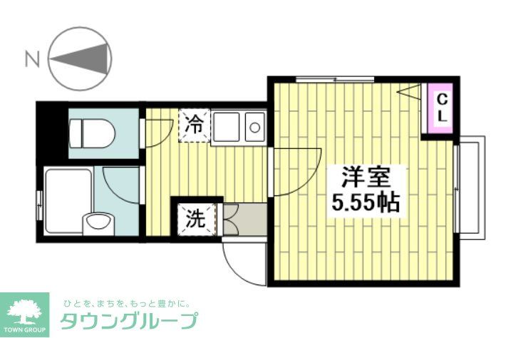 【川崎市幸区南幸町のマンションの間取り】