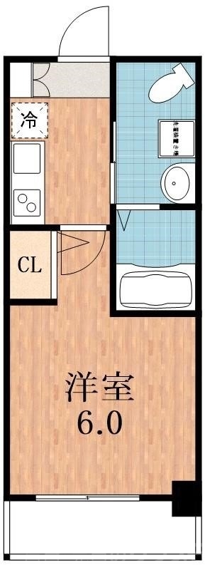 大阪市阿倍野区北畠のマンションの間取り