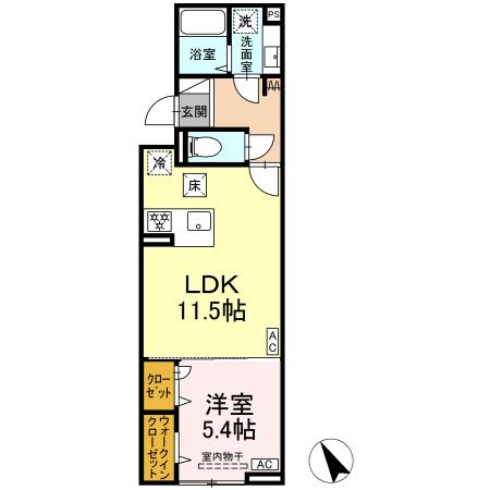 グラナーデ扇IIの間取り