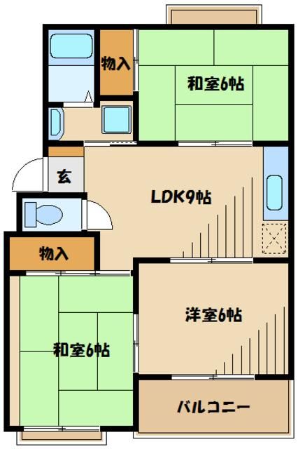 ファミール生田の間取り