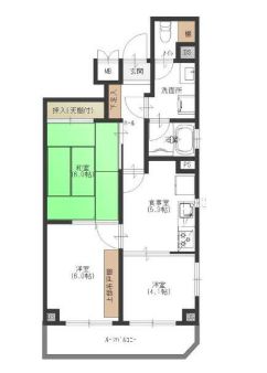 江東区亀戸のマンションの間取り