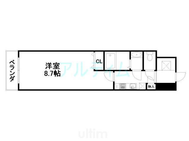 サンシティ烏丸高辻の間取り