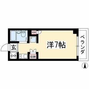 サンシティ八剣IIの間取り