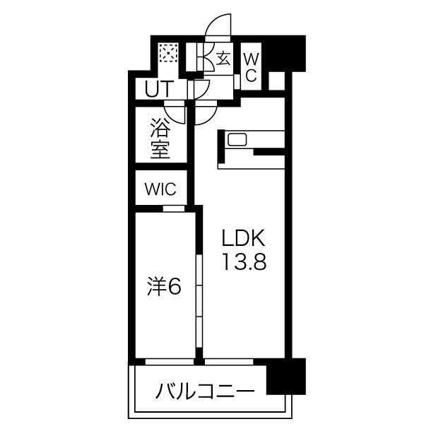 グランカーサ難波元町の間取り