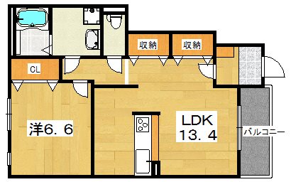 サンヒルズ彩の間取り