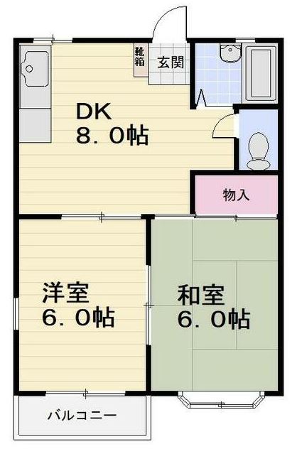 シャトル金子の間取り