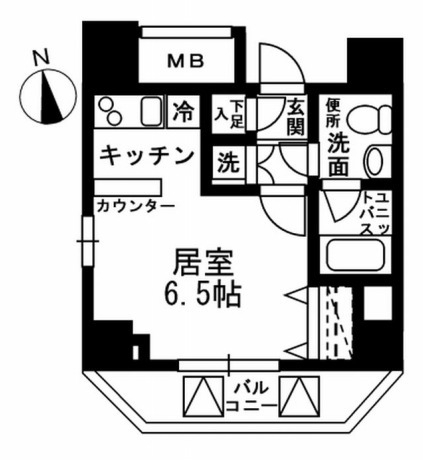 KDXレジデンス文京湯島の間取り