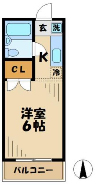 パークハイツ中島１の間取り