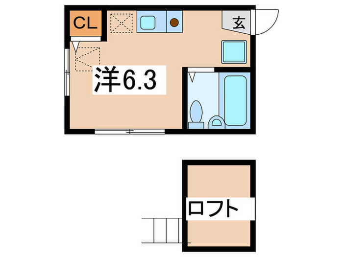 ウインズＫＡＮＤＡＩＪＩ　Ａ棟の間取り