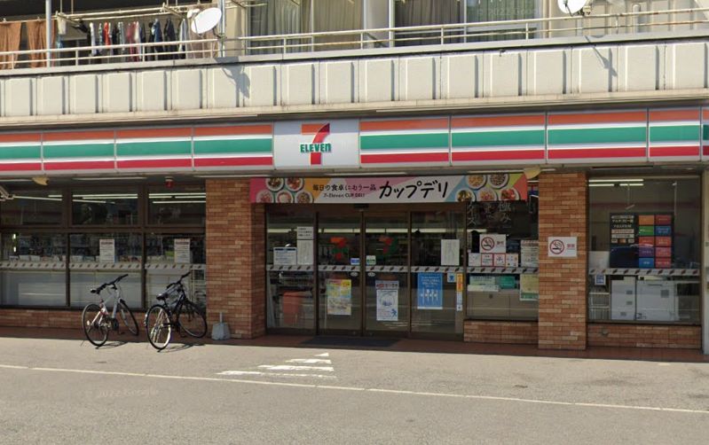 コンビニ　セブンイレブン 広島上天満町店（コンビニ）まで451m