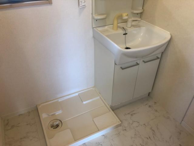 洗面設備　202号室写真