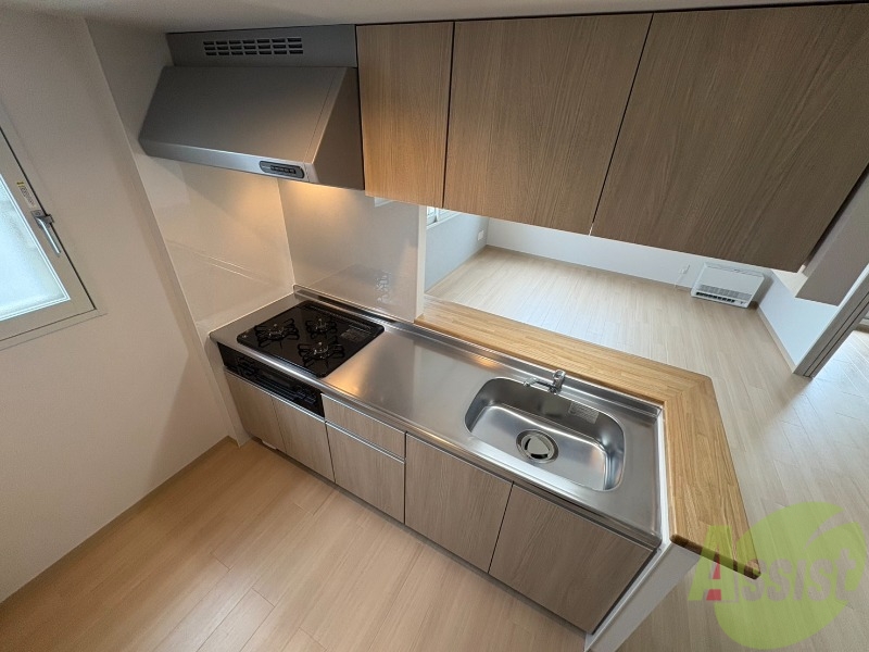 キッチン　システムキッチンなので、すぐお料理に使えます！