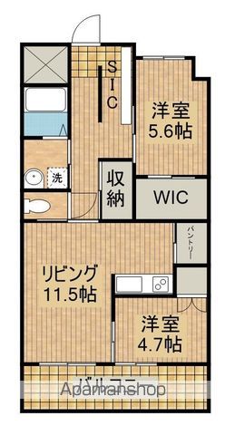 ディアコート新栄の間取り写真