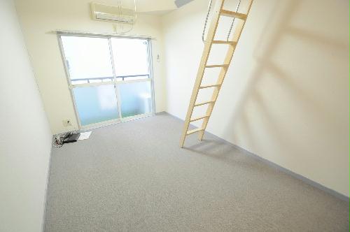 居室・リビング　カーペットタイプのお部屋、家具無タイプになります。