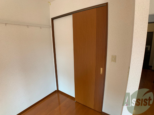 収納　クローゼットがありました。お洋服や荷物はここへ。