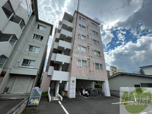建物外観　札幌市北区北２２条西「アミティＮ２２」