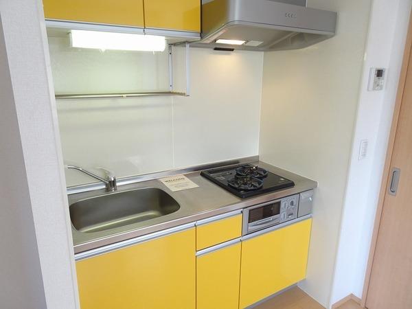 キッチン　２口ガスコンロ有り！