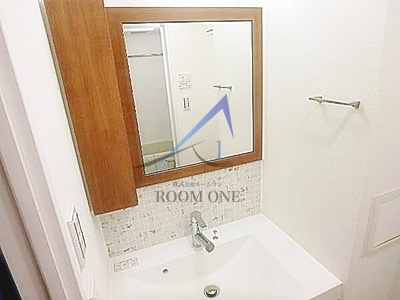 洗面設備　洗面台です。