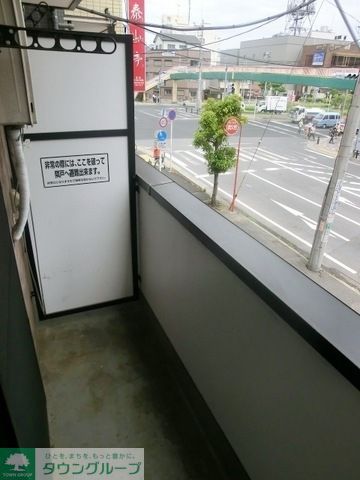 バルコニー　洗濯も楽々バルコニー