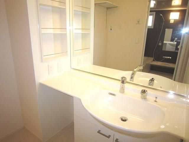 洗面設備　同一施工会社イメージ図