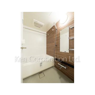 バス・シャワールーム　同タイプ2階のお部屋を撮影。仕様が異なることがあります。