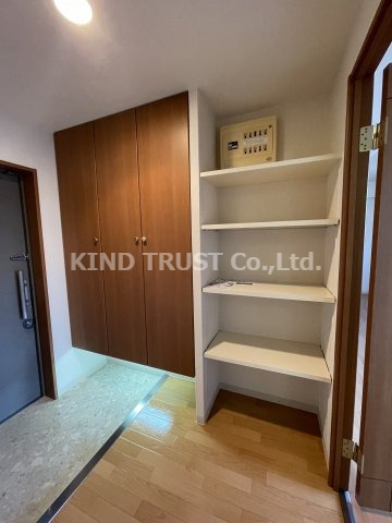 収納　たっぷりとした収納スペースです