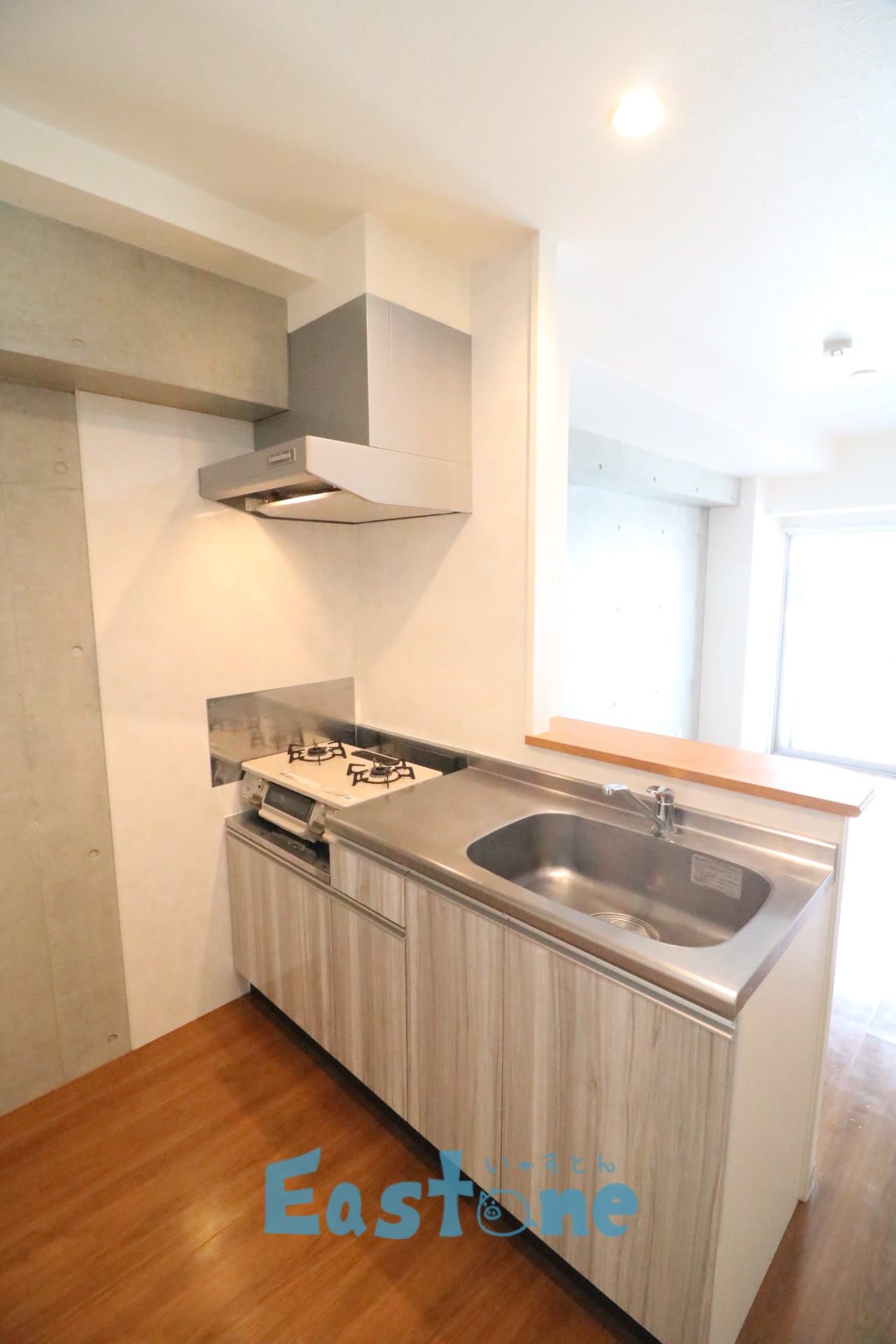 キッチン　ガスコンロ付♪都市ガス物件なのでガス代がお得です！