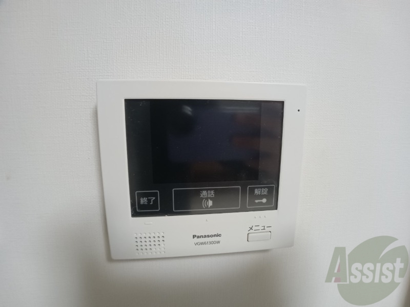 その他　モニタ付インターホンです。セキュリティ面も安心ですね！