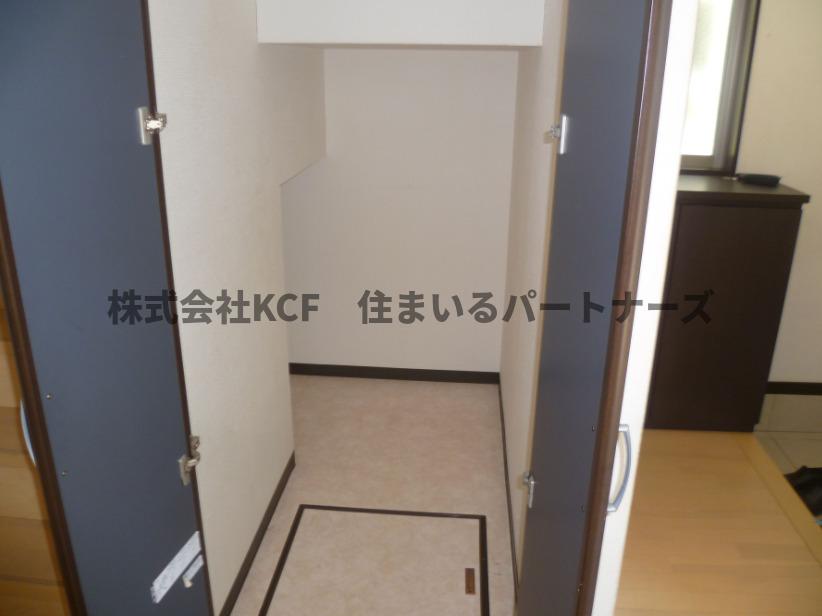 収納　大きなスペースがあり、収納には困りません