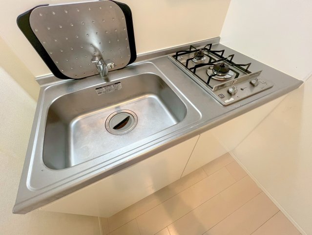 キッチン　作業のしやすい広めのキッチンです。