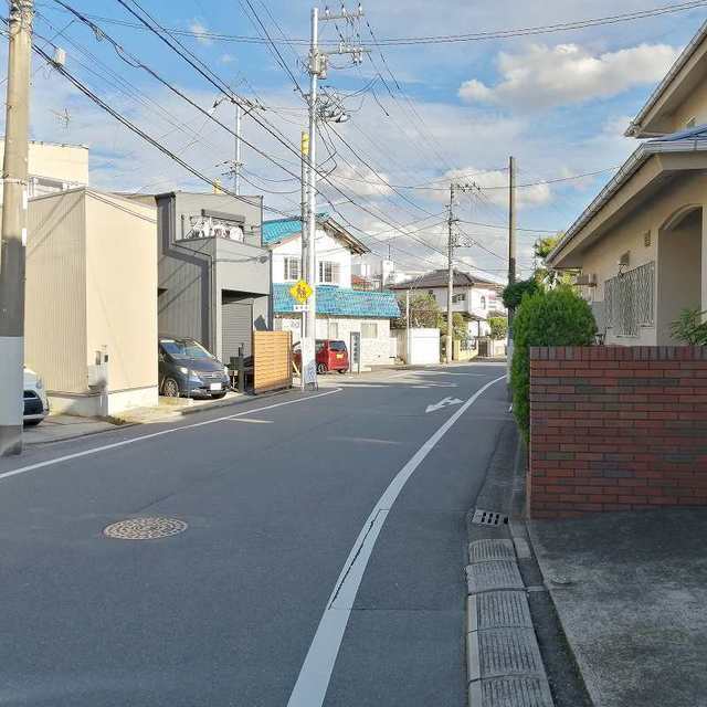 眺望　前面道路