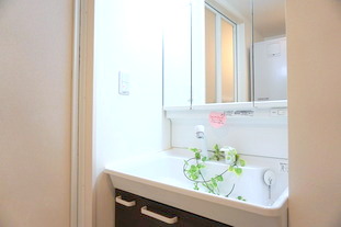 洗面設備　シャンプードレッサー付きです♪