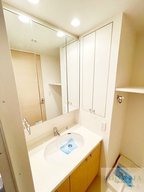 洗面設備　※同タイプの別のお部屋です。