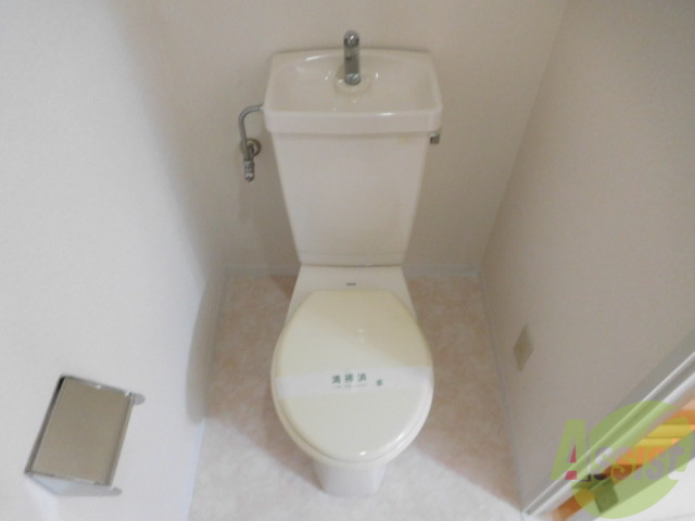 トイレ　真っ白おトイレ清潔ですねー