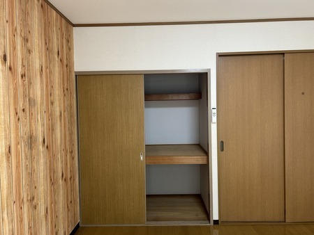 収納　大きな収納で荷物もすっきり片付きます。