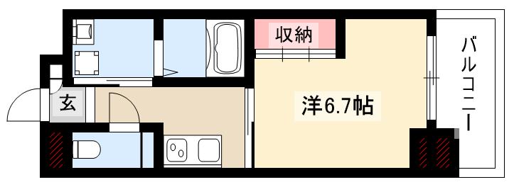 リシュドール伝馬の間取り写真