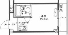清水728ハイツの間取り写真