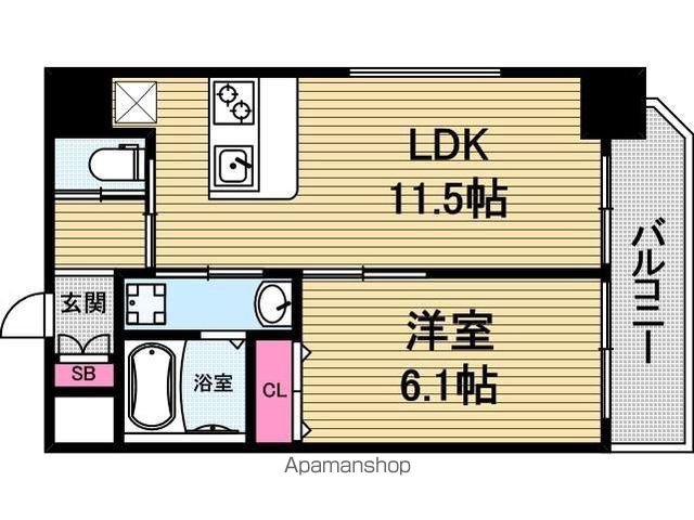スプランディッド安土町の間取り写真