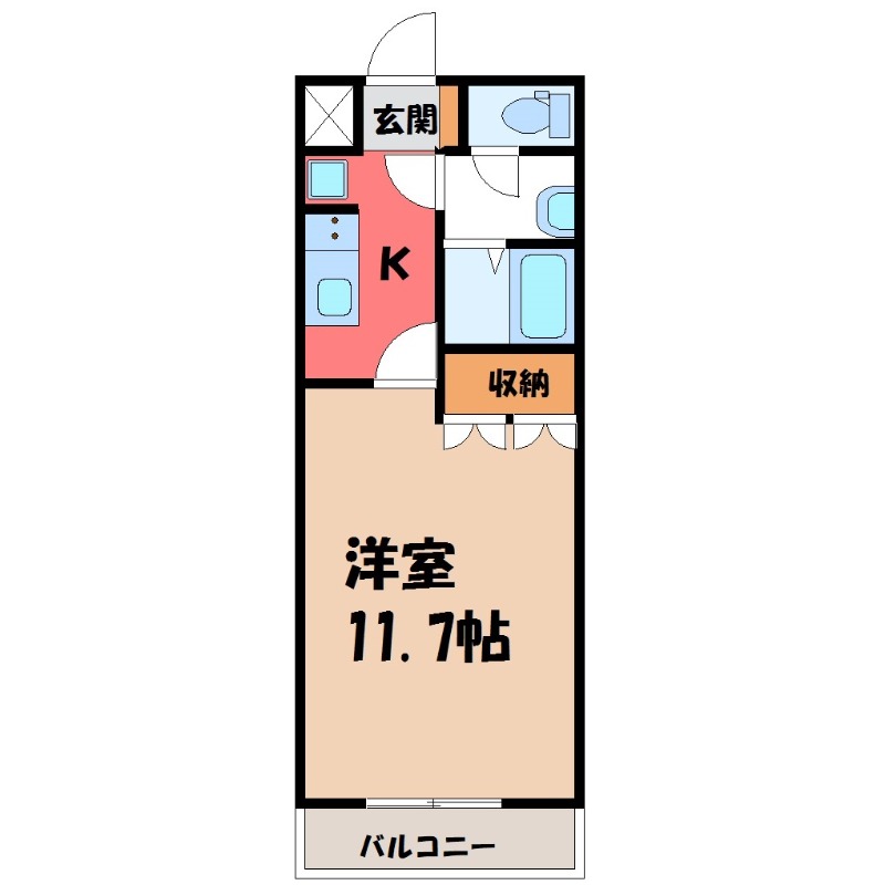 グランチェスタ Aの間取り写真