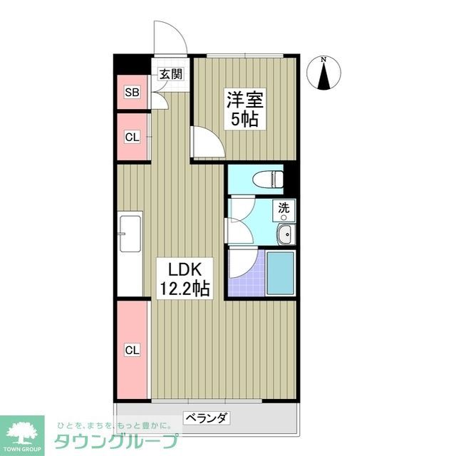 リバーサイド秀和の間取り写真